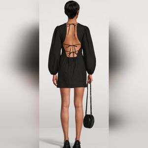 GANNI Organic Cotton Poplin Mini Dress